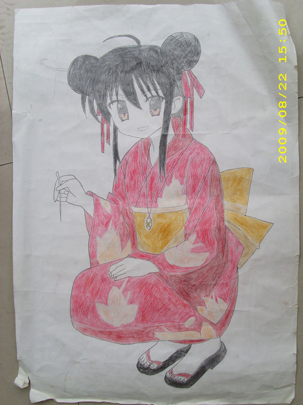 浴衣のシャナ