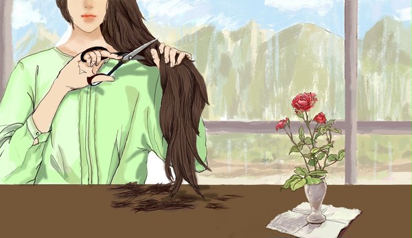 Cut hair