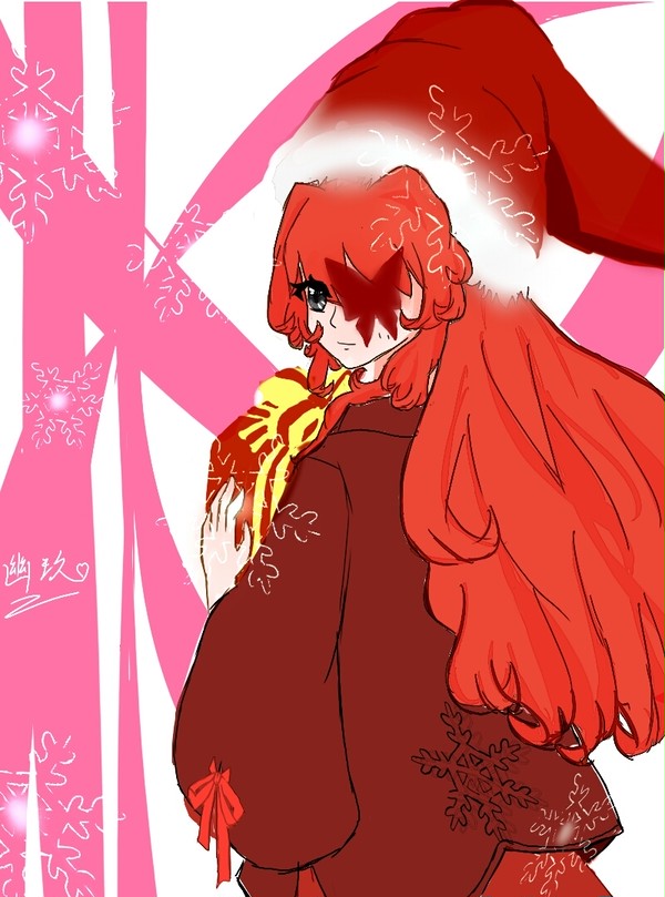 迟来的圣诞节or元旦节贺图。merry Christmas