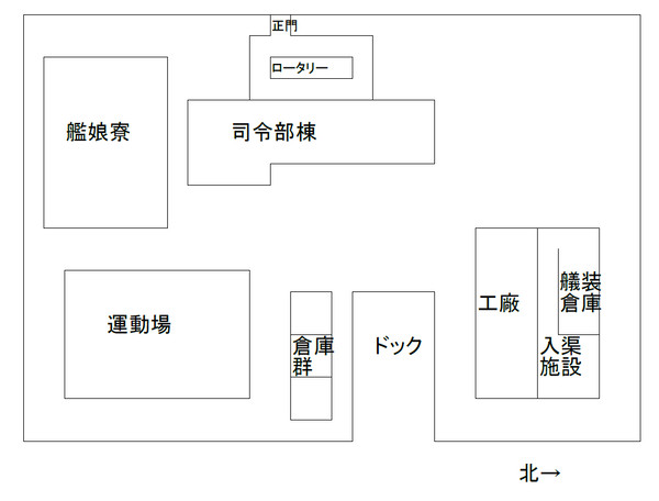 鎮守府地図
