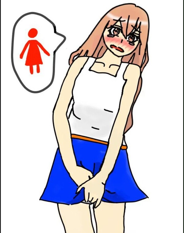 おしっこ我慢お姉さん