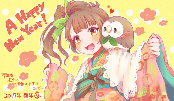 トリ年だよ！あけおめ！(・8・)