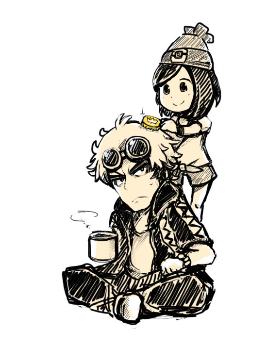 大体グズマとミヅキ落書きログ