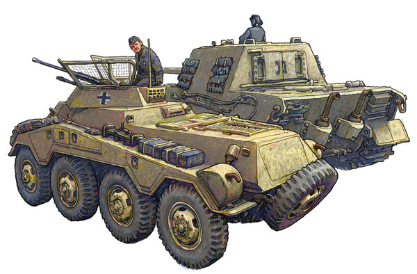 Sd.kfz234/1ドイツ8輪重装甲車