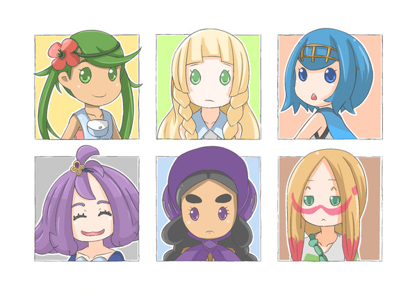 ポケモンsmの女性キャラ達