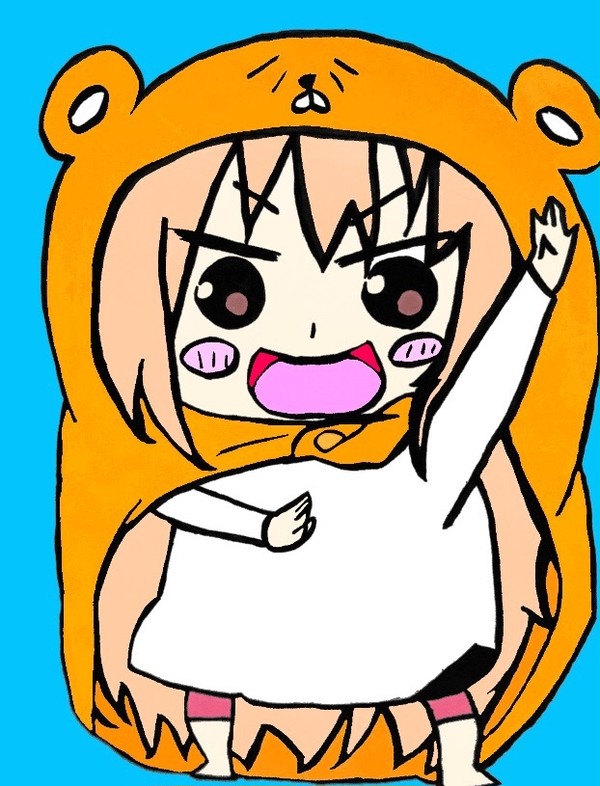 うまるちゃん定番のポーズ