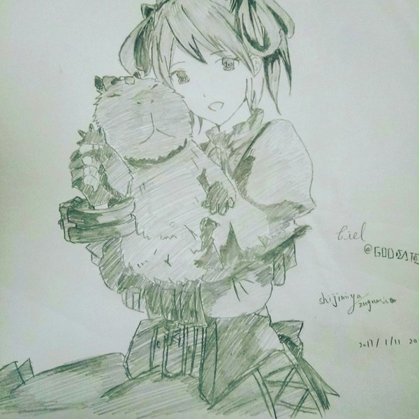GODEATER 希爾露臨摹