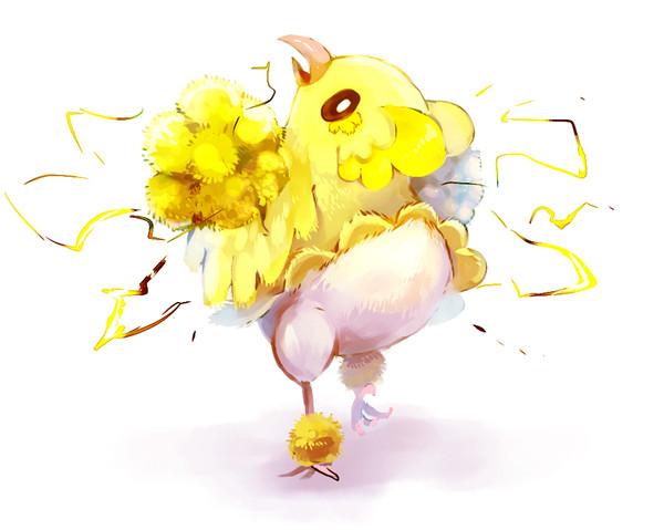 オドリドリちゃんのおしり