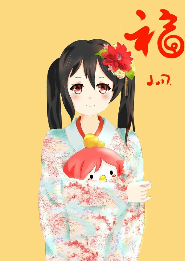 矢泽妮可贺年图