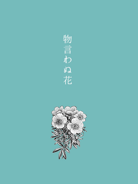 小説表紙/物言わぬ花