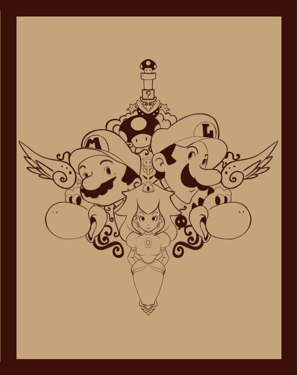 Super Mario tattoo