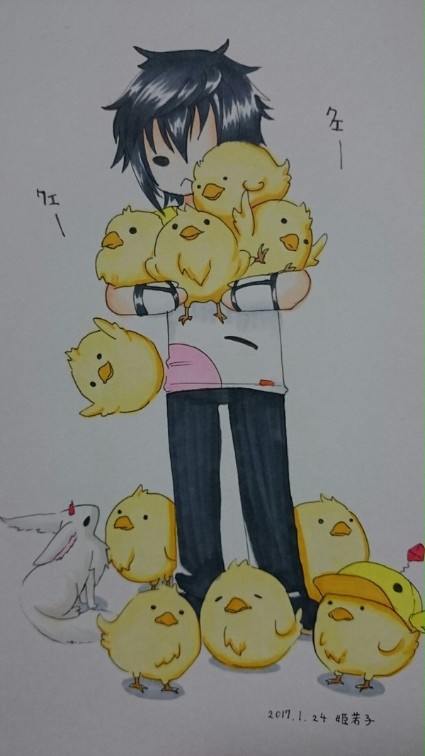 ノクトとヒナチョコボ