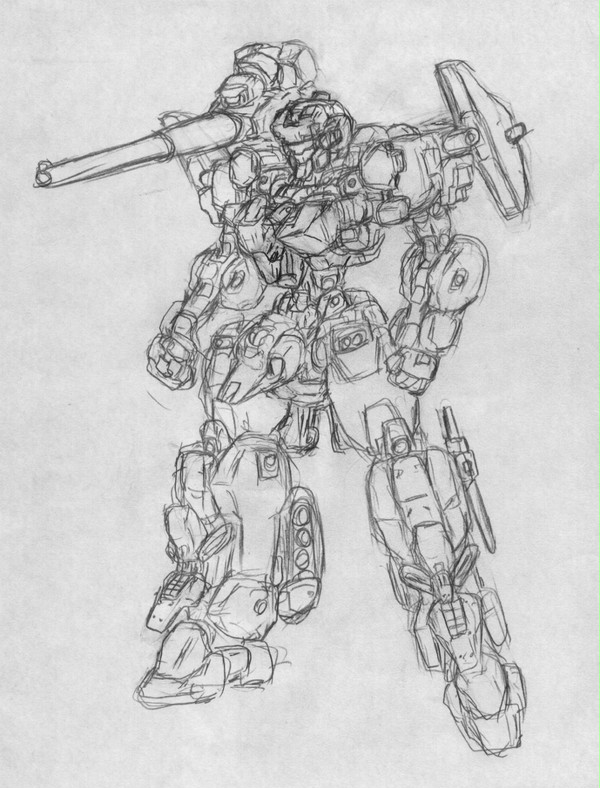 【フレームアームズ】碧雷（轟雷改修機）