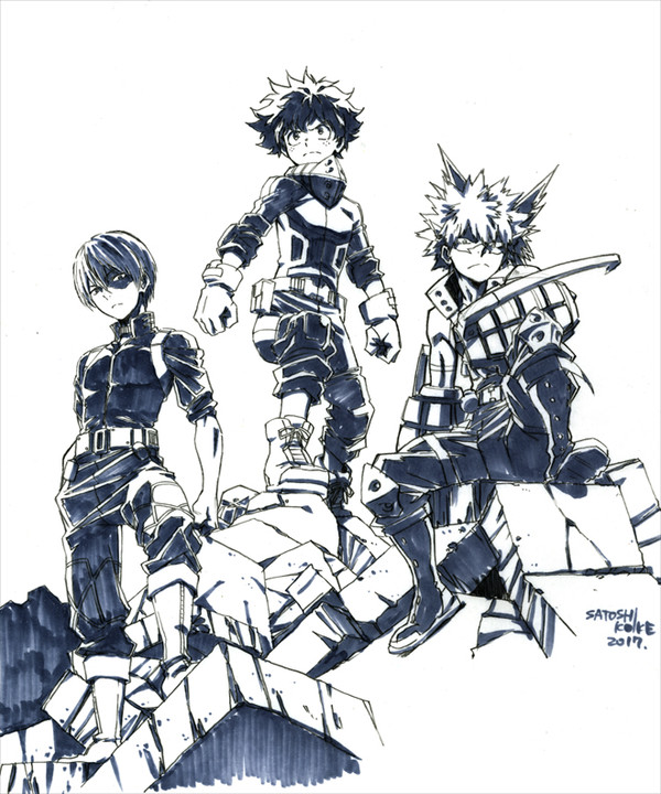 出久×爆豪×焦凍