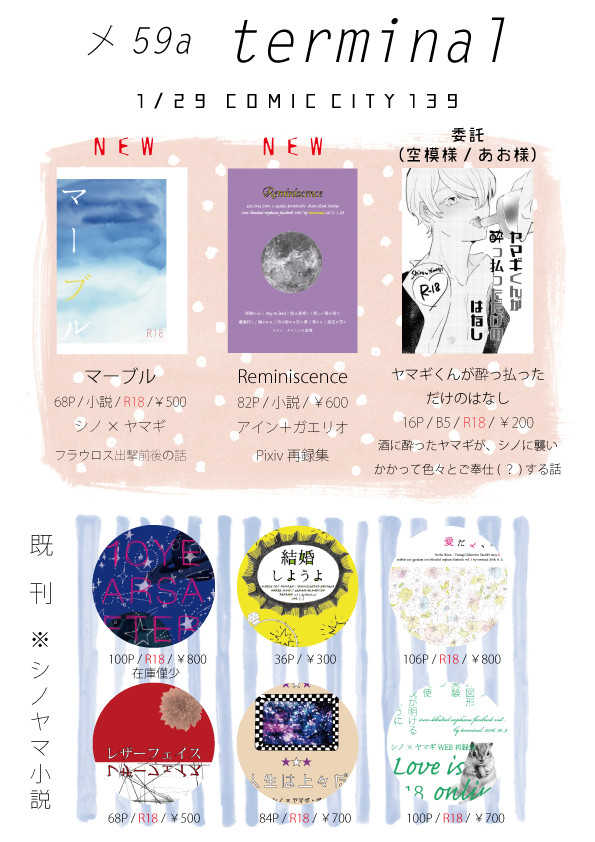 1/29 鉄ぷちafter おしながき