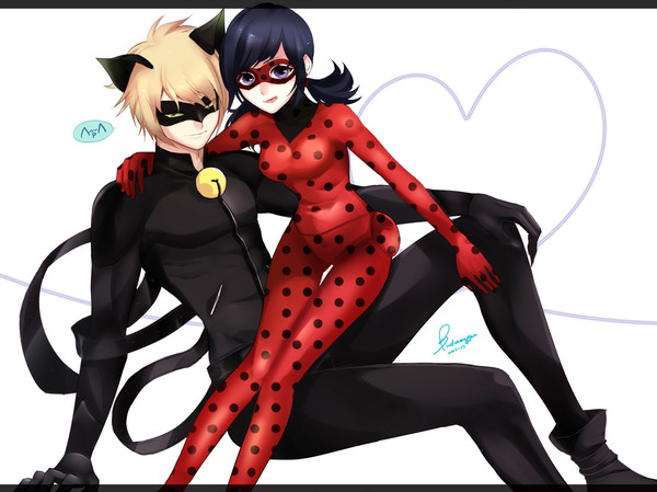 Miraculous Ladybug 瓢蟲黑貓<3