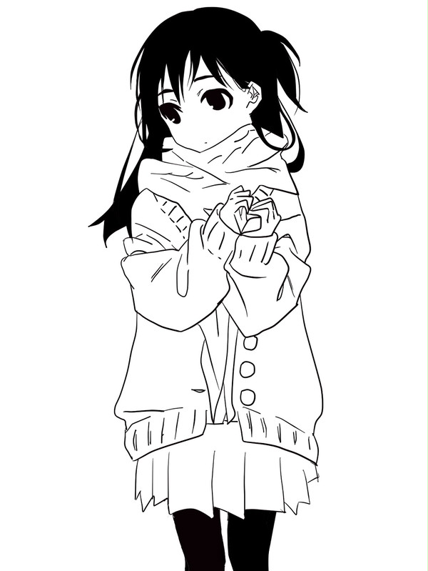 「寒いな。」