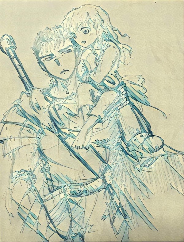 ベルセルク（年齢操作落書き）