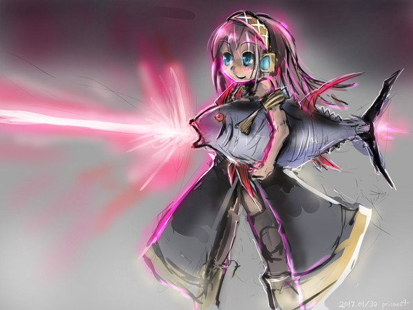 巡音ルカ誕生日イラスト2017