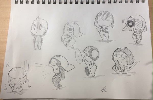 ケロン人落書き