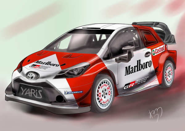 Yaris WRカー色違い