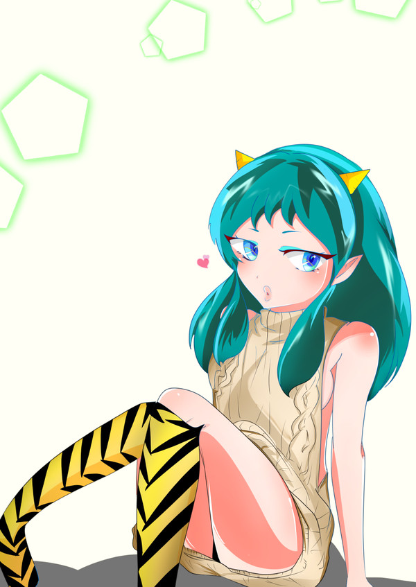 例のセーターを着たラム