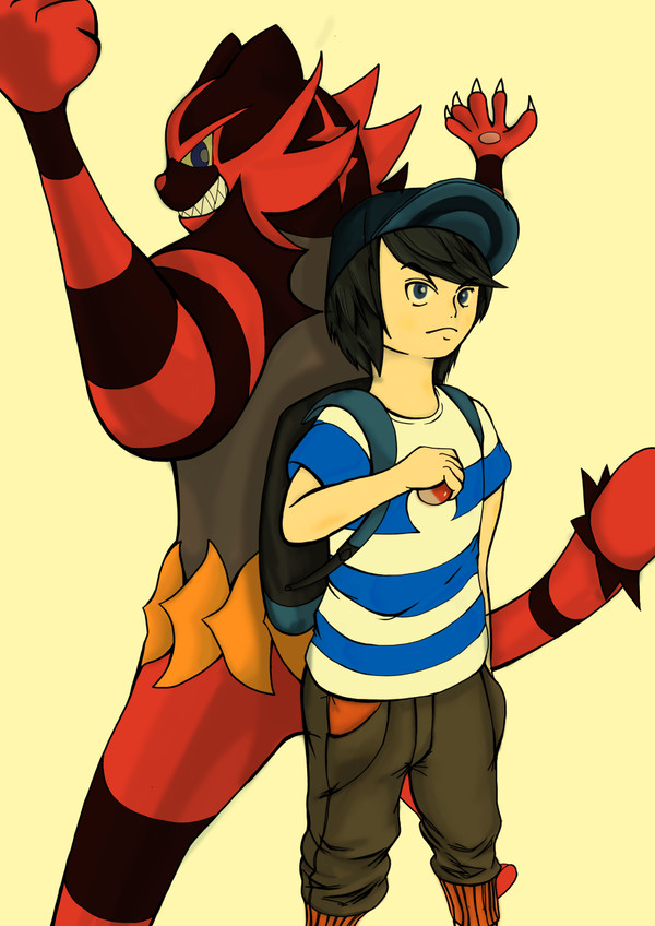 ポケモンSM　ヨウ&ガオガエン