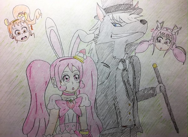 うさぎと狼