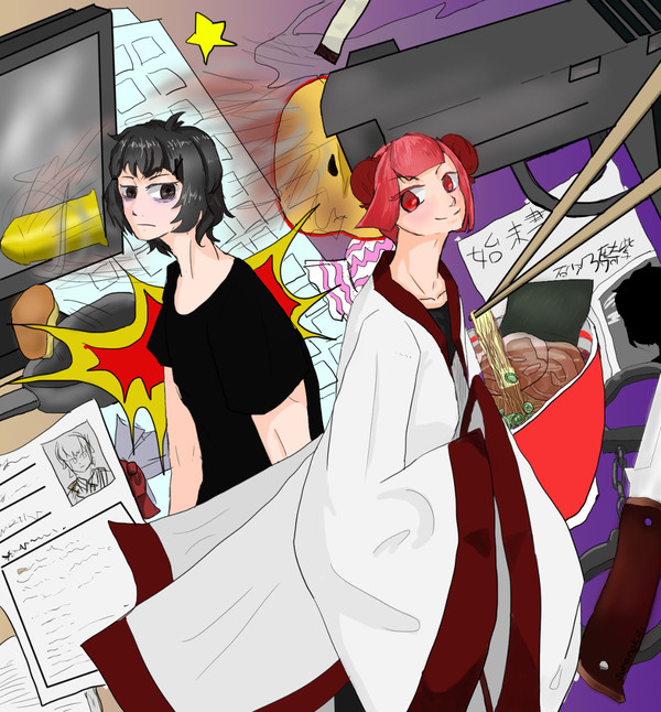 ジャパンニートとチャイナマフィアが描きたかった。