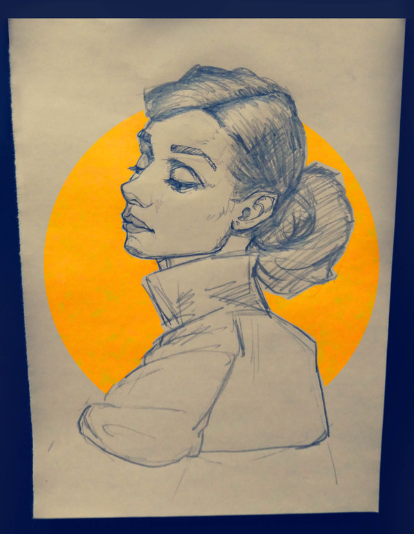 假期的画