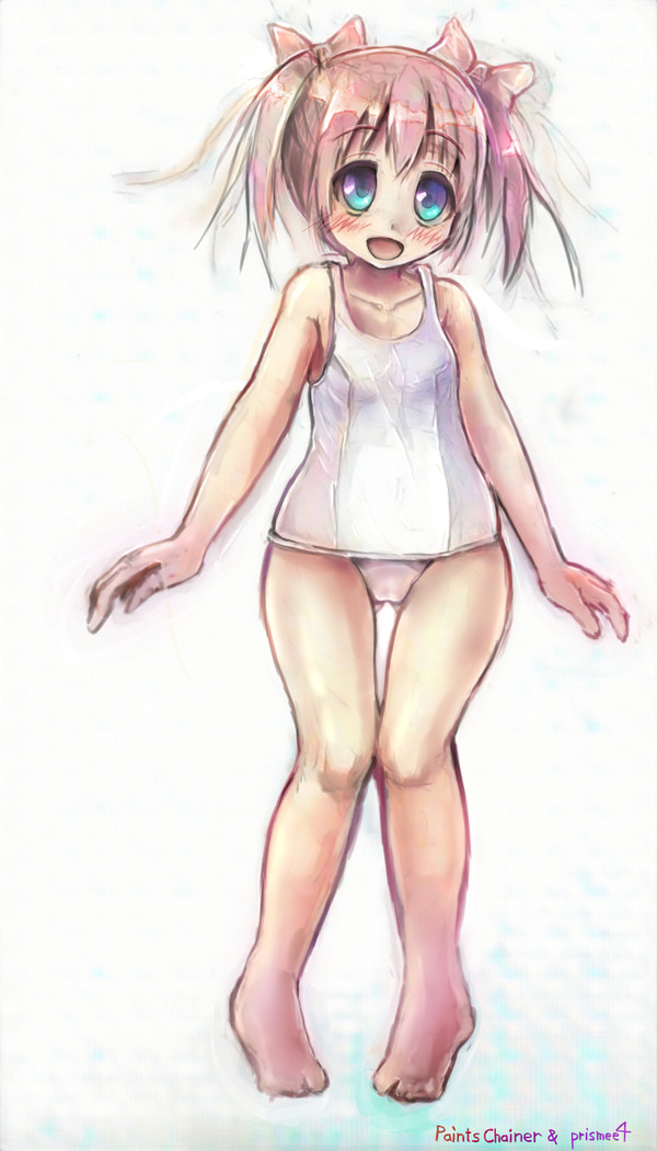 パンツくん（paintschainer）にスク水絵塗ってもら・・