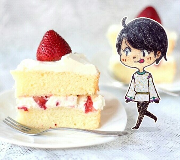 Yuzuru loves shortcake
