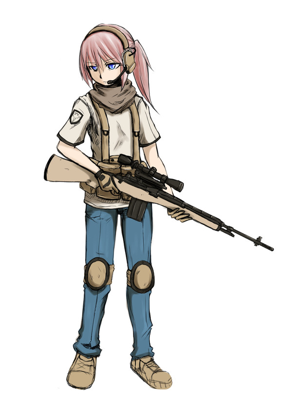 M14娘。