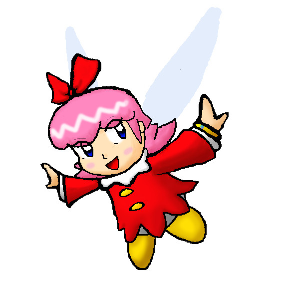 Ribbon's art (Kirby Fighters X)