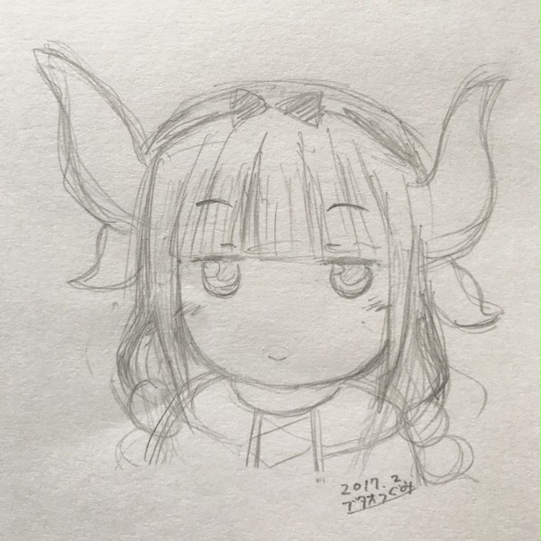 初描きカンナちゃん