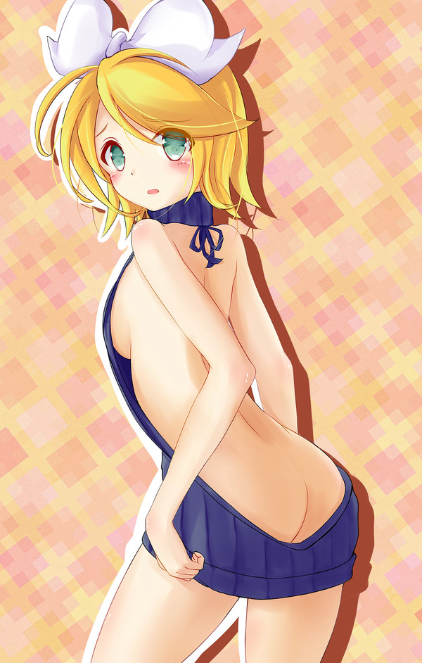 例のセーターリンちゃんに着せてみたやつ