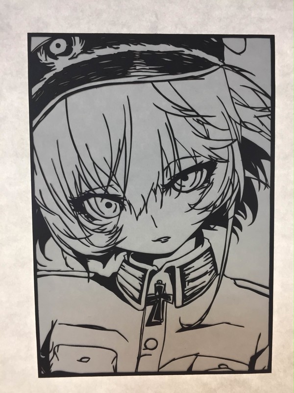 【切り絵】ターニャちゃん【幼女戦記】