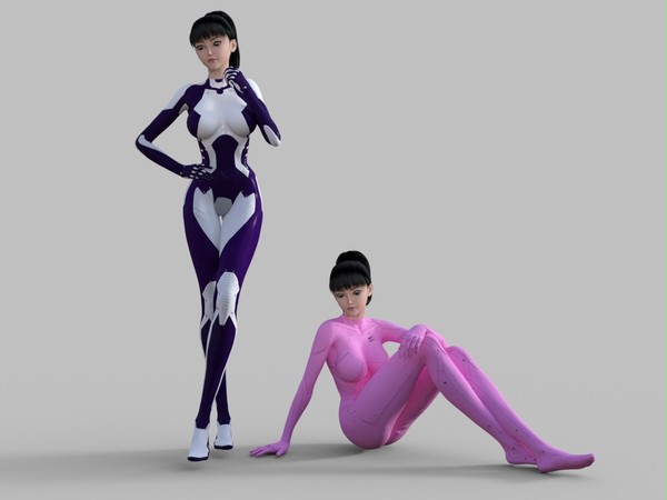 Sci-fi suit習作