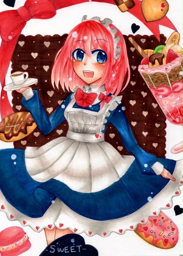 甘いメイドさん