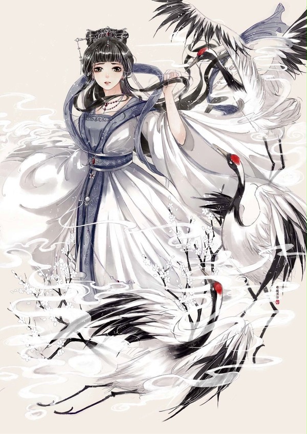 奇迹暖暖同人图——云端系列1 司徒溟泠绘制