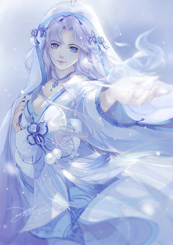 奇迹暖暖同人图——雪姬 司徒溟泠绘制