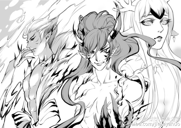 懒癌颜控阴阳师的日常涂鸦