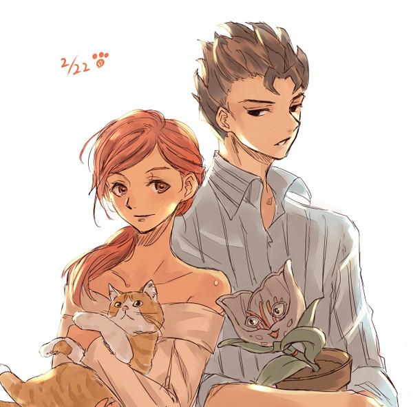 猫（草）の日ッ（＋落書き）