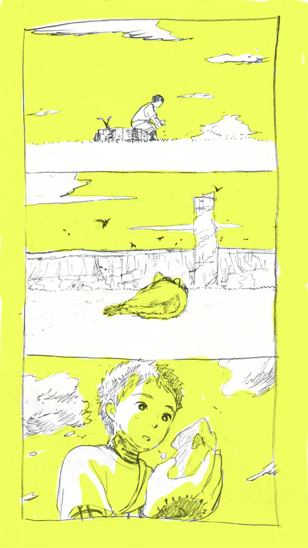 少年とトリコ。