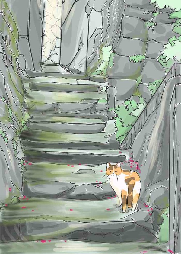 猫のいる風景