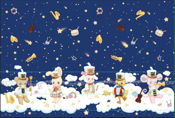 lolita印花 钻石甜心 云上音乐会
