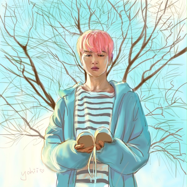 jimin  spring day
