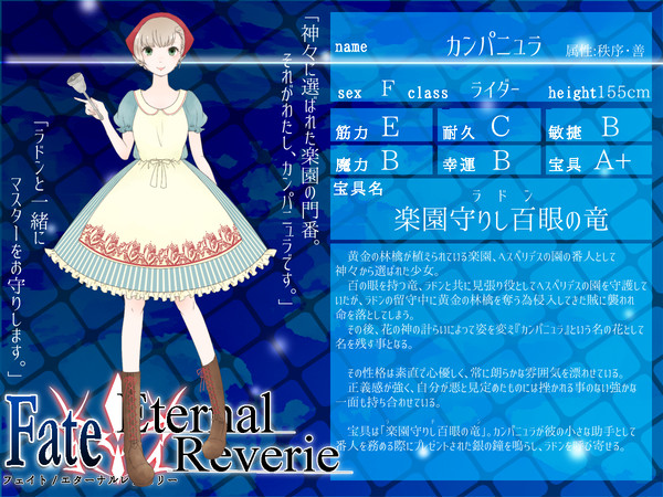 【F/er】カンパニュラ【サーヴァント】