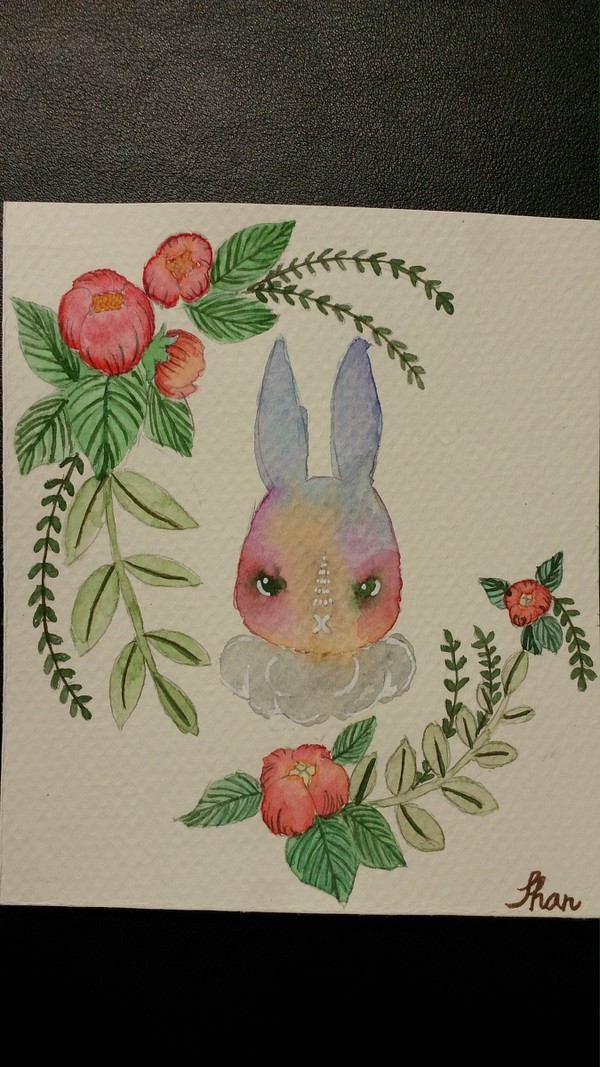 花圈兔子
