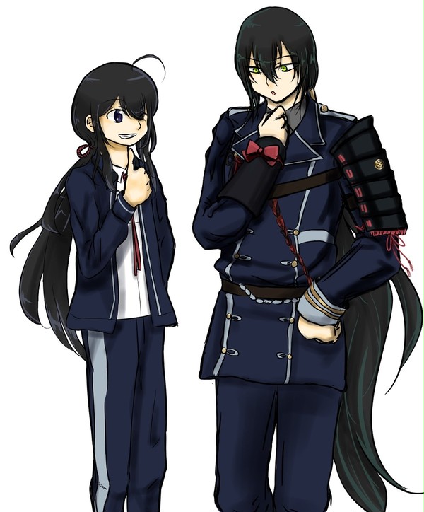 アサ新に鯰尾の服着せた